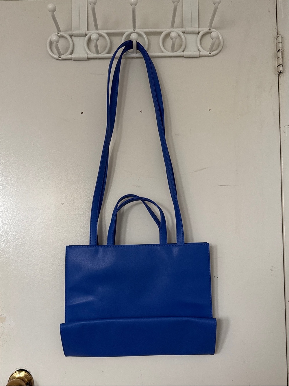 TELFAR Painter’s Tape Blue Medium Shopping Bag - Picture 3 of 3